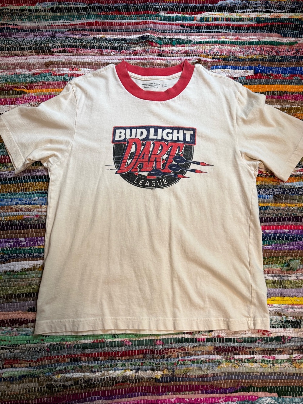 A&F Bud Light ringer tee